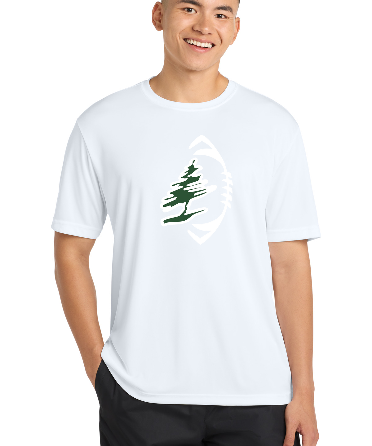 DC Everest Middle School Football — example store - White Sport-Tek PosiCharge Competitor Tee. ST350