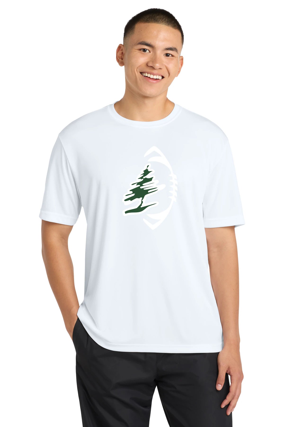 DC Everest Middle School Football — example store - White Sport-Tek PosiCharge Competitor Tee. ST350