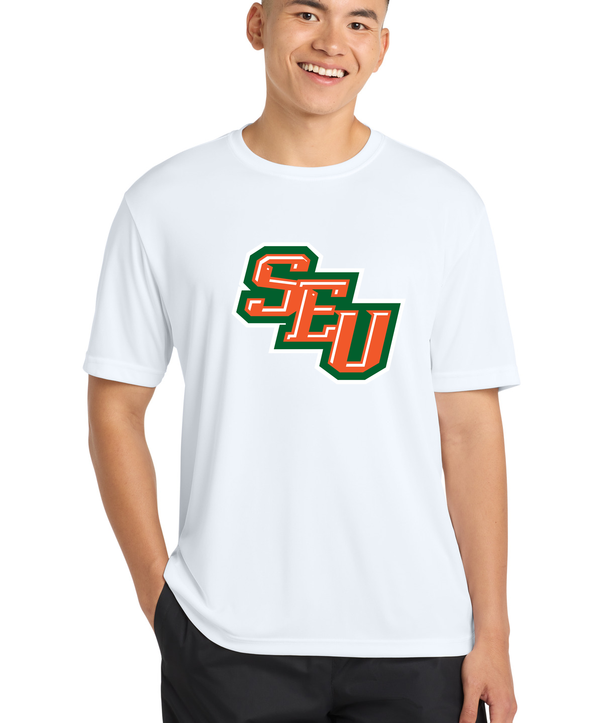 Sleepy Eye United Football - White Sport-Tek PosiCharge Competitor Tee. ST350