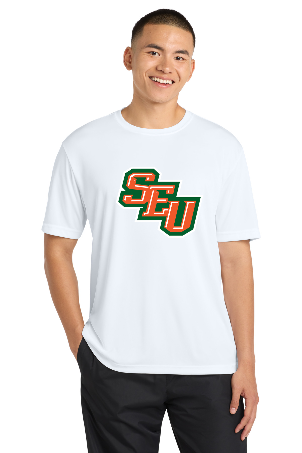 Sleepy Eye United Football - White Sport-Tek PosiCharge Competitor Tee. ST350