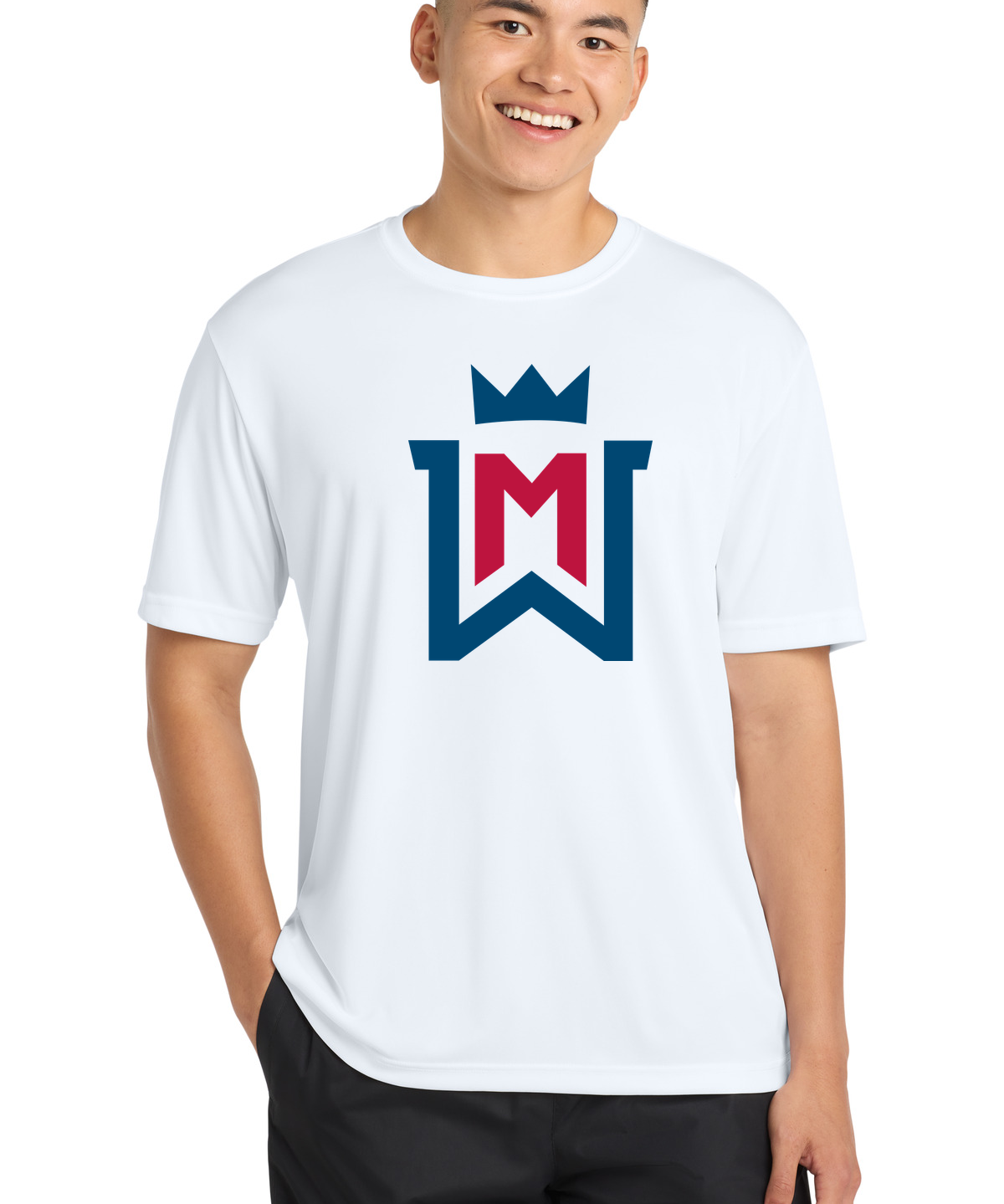 Watertown-Mayer Football - White Sport-Tek PosiCharge Competitor Tee. ST350
