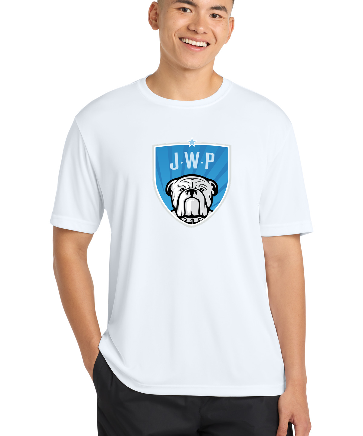 JWP Volleyball - White Sport-Tek PosiCharge Competitor Tee. ST350
