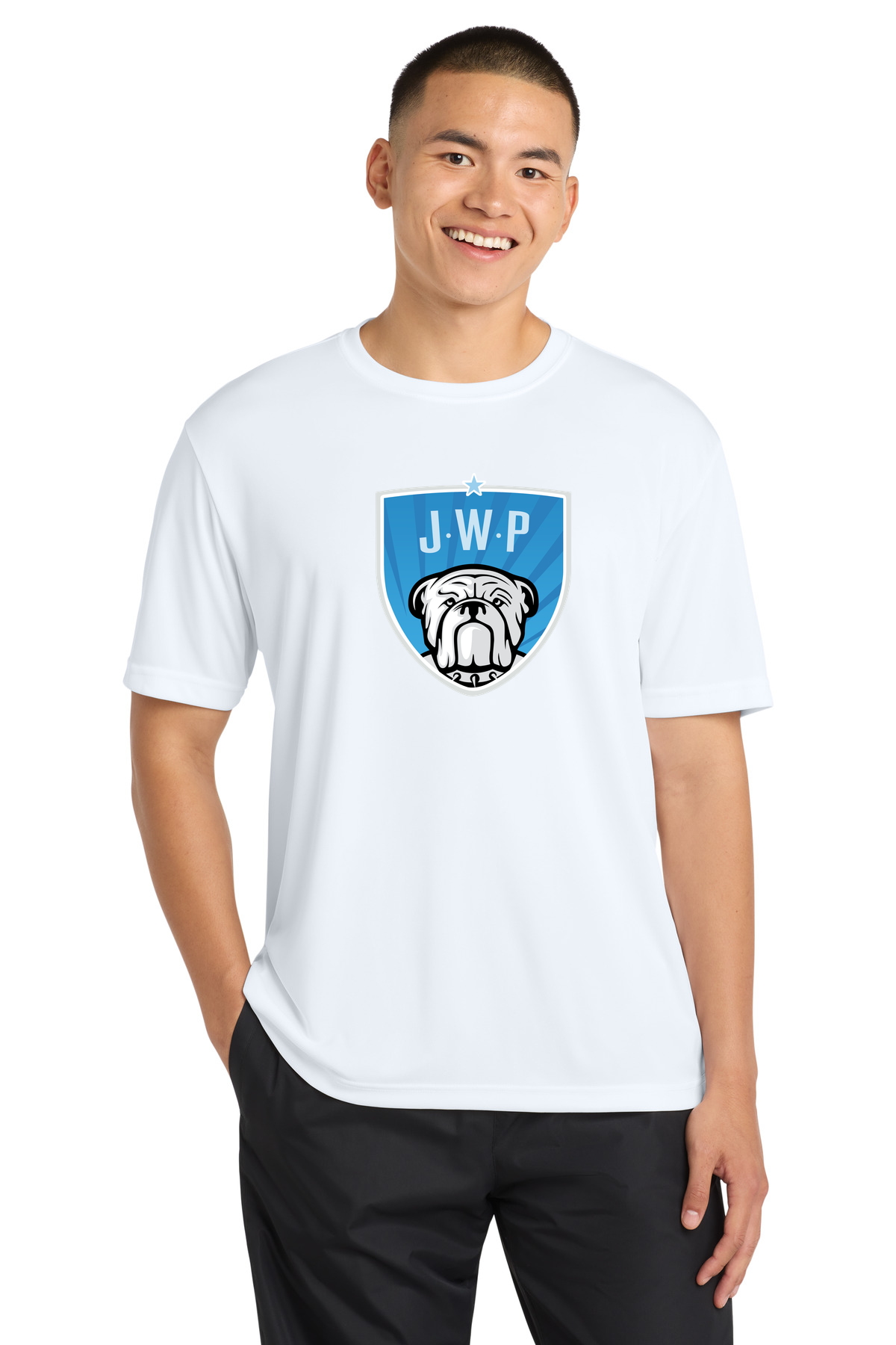 JWP Volleyball - White Sport-Tek PosiCharge Competitor Tee. ST350