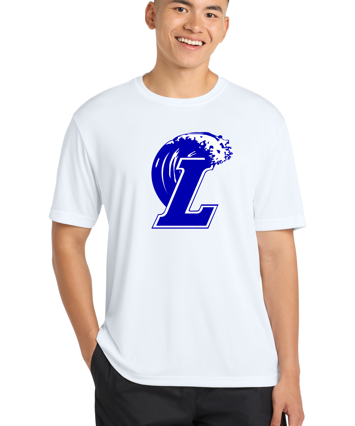 Lakeview Football - White Sport-Tek PosiCharge Competitor Tee. ST350