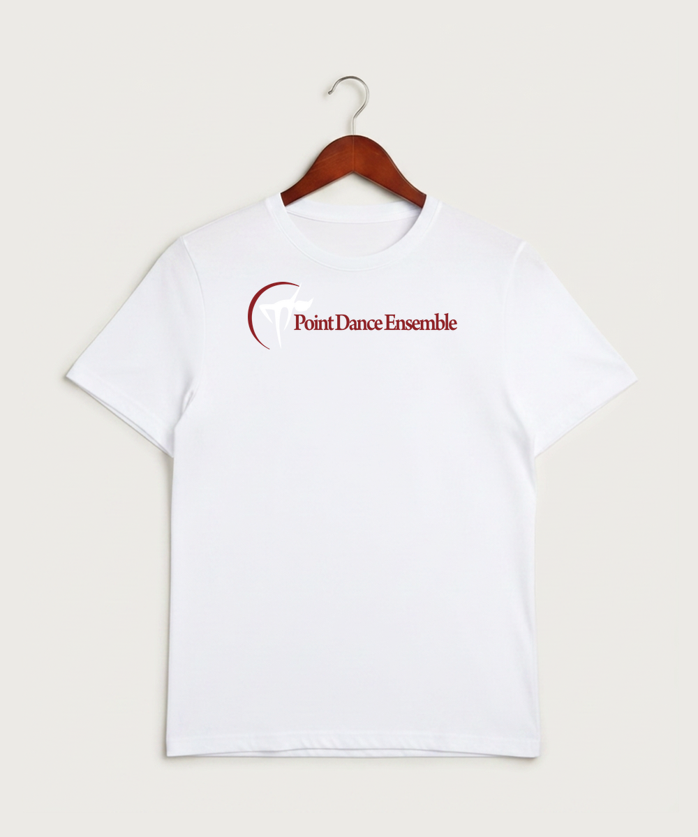 Point Dance Ensemble Dance - White Sport-Tek PosiCharge Competitor Tee. ST350