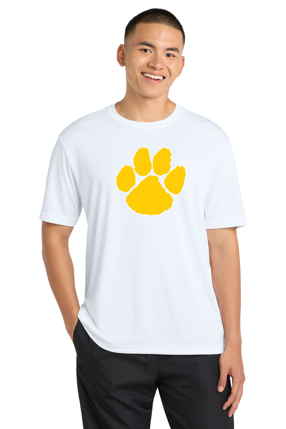 PEM Football - White Sport-Tek PosiCharge Competitor Tee. ST350