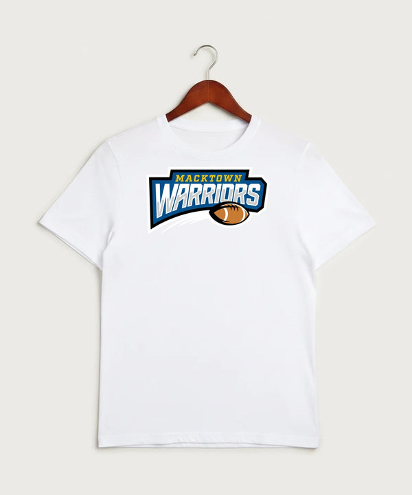 Macktown Warriors Football (Boys) - White Sport-Tek PosiCharge Competitor Tee. ST350
