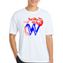 Waupaca High School football_boys - White Sport-Tek PosiCharge Competitor Tee. ST350