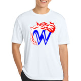 Waupaca High School football_boys - White Sport-Tek PosiCharge Competitor Tee. ST350