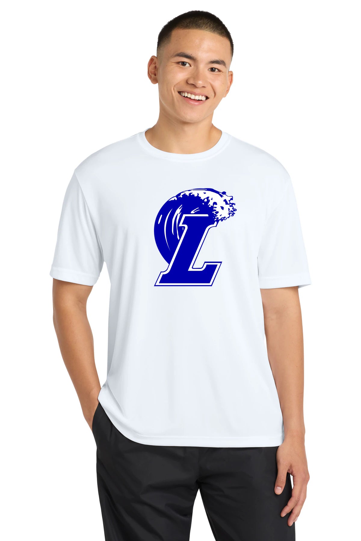 Lakeview Football - White Sport-Tek PosiCharge Competitor Tee. ST350