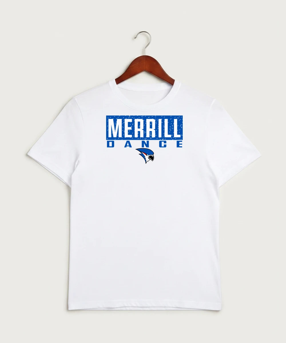 Merrill Dance and Cheer - White Sport-Tek PosiCharge Competitor Tee. ST350