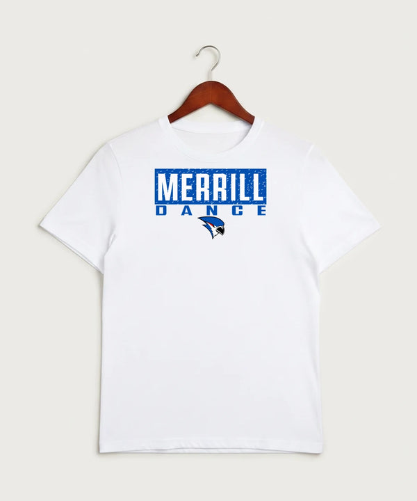 Merrill Dance and Cheer - White Sport-Tek PosiCharge Competitor Tee. ST350
