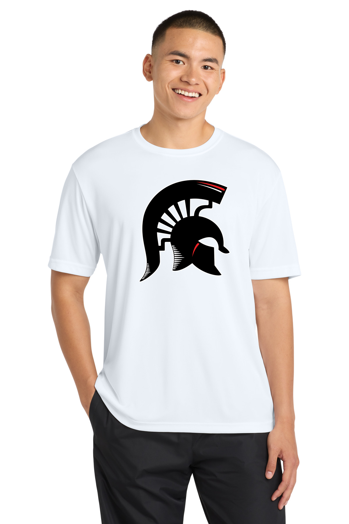 BOLD Football - White Sport-Tek PosiCharge Competitor Tee. ST350