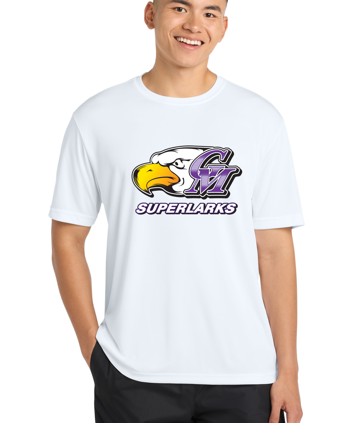 Grand Meadow Football - White Sport-Tek PosiCharge Competitor Tee. ST350