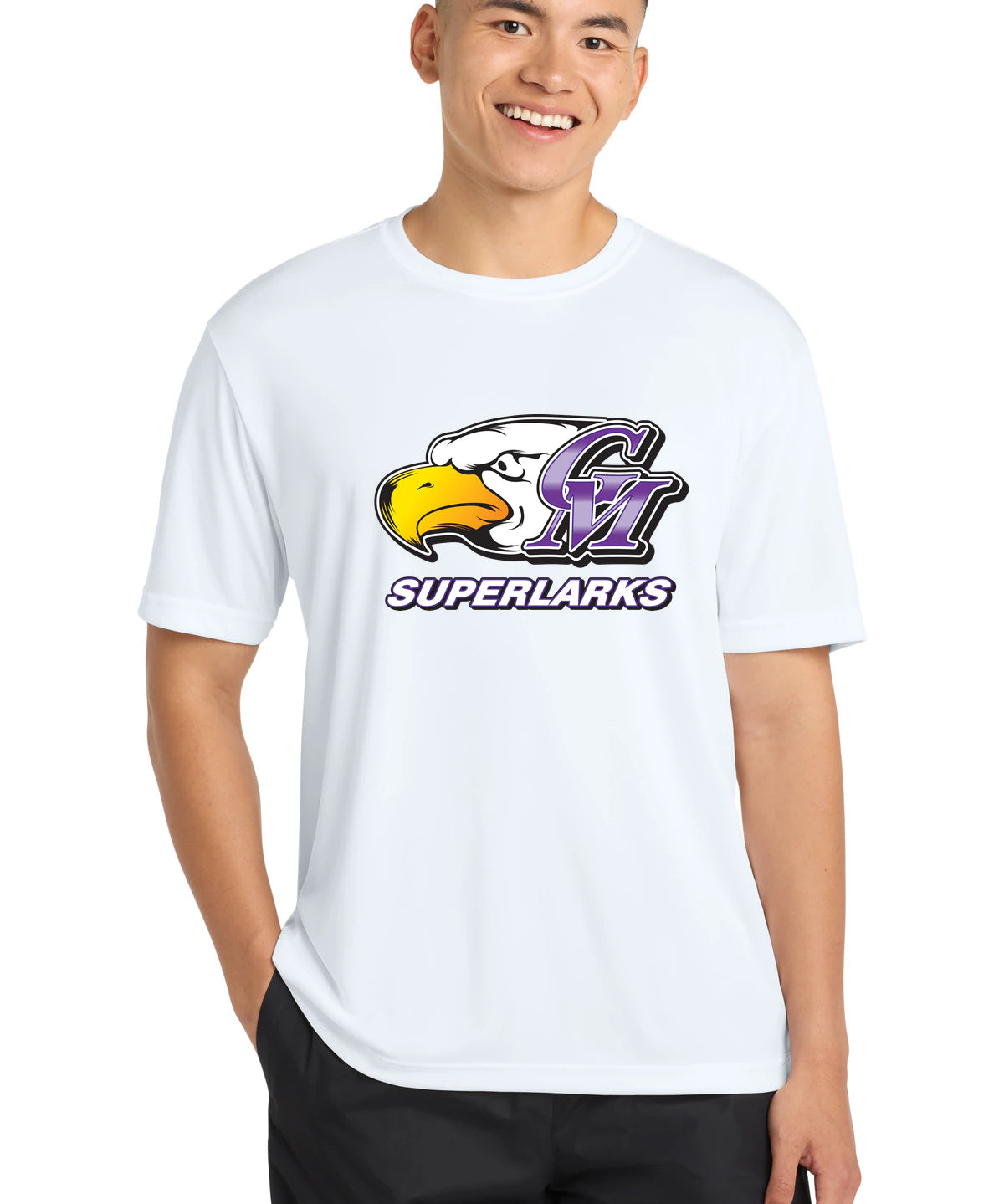 Grand Meadow Football - White Sport-Tek PosiCharge Competitor Tee. ST350
