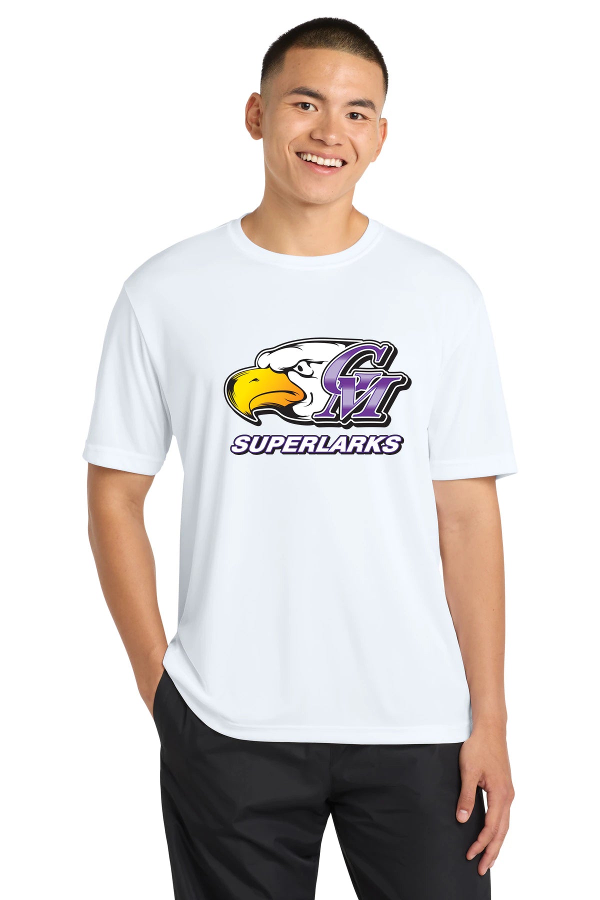 Grand Meadow Football - White Sport-Tek PosiCharge Competitor Tee. ST350