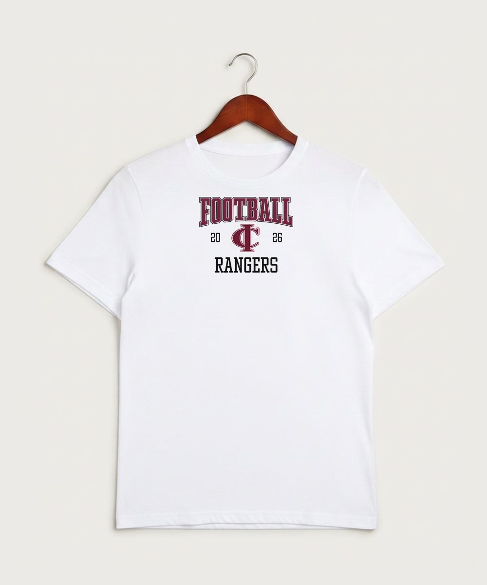 Crosby Ironton High School Football (Boys) - White Sport-Tek PosiCharge Competitor Tee. ST350