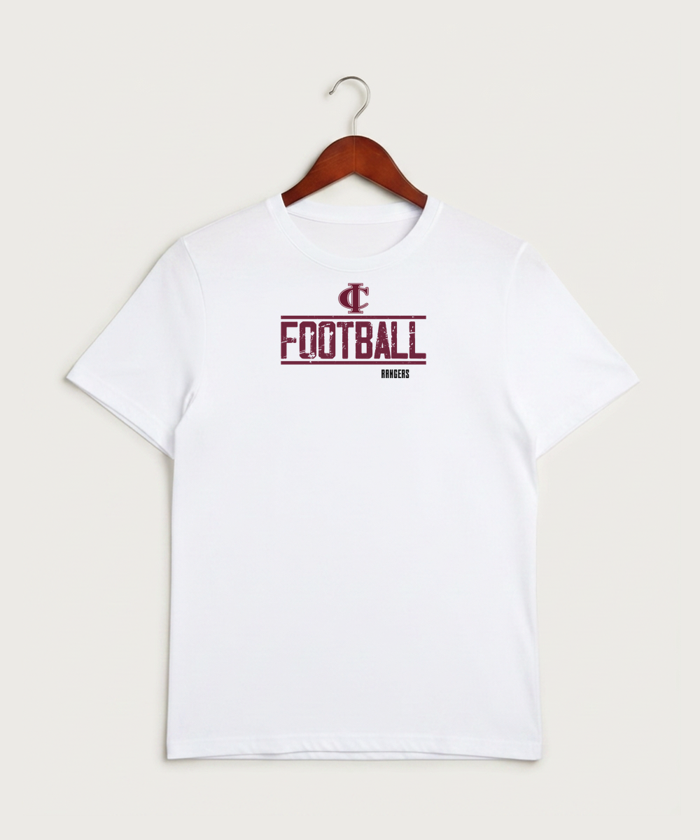 Crosby Ironton High School Football (Boys) - White Sport-Tek PosiCharge Competitor Tee. ST350