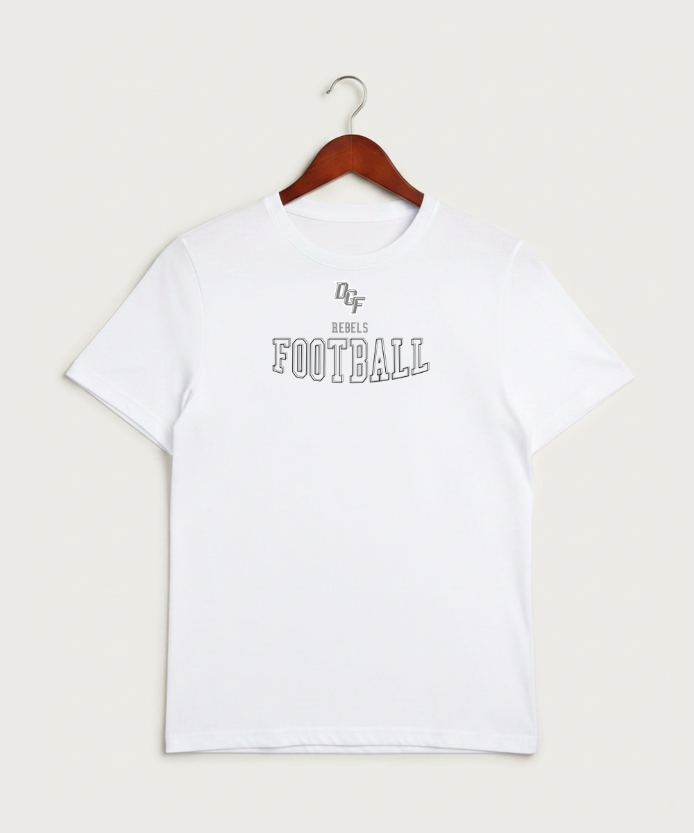 DGF High School Football (Boys) - White Sport-Tek PosiCharge Competitor Tee. ST350