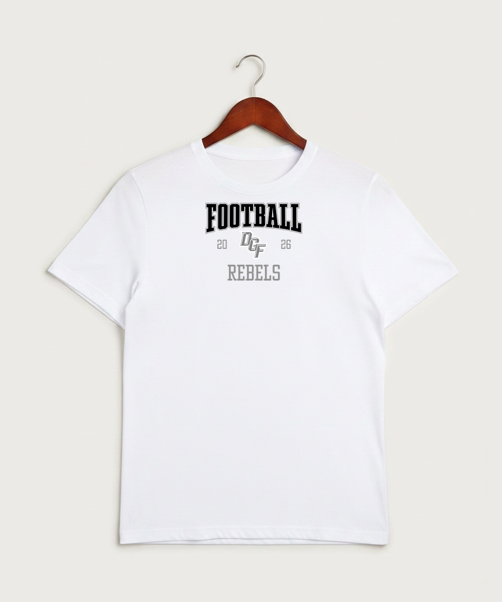 DGF High School Football (Boys) - White Sport-Tek PosiCharge Competitor Tee. ST350