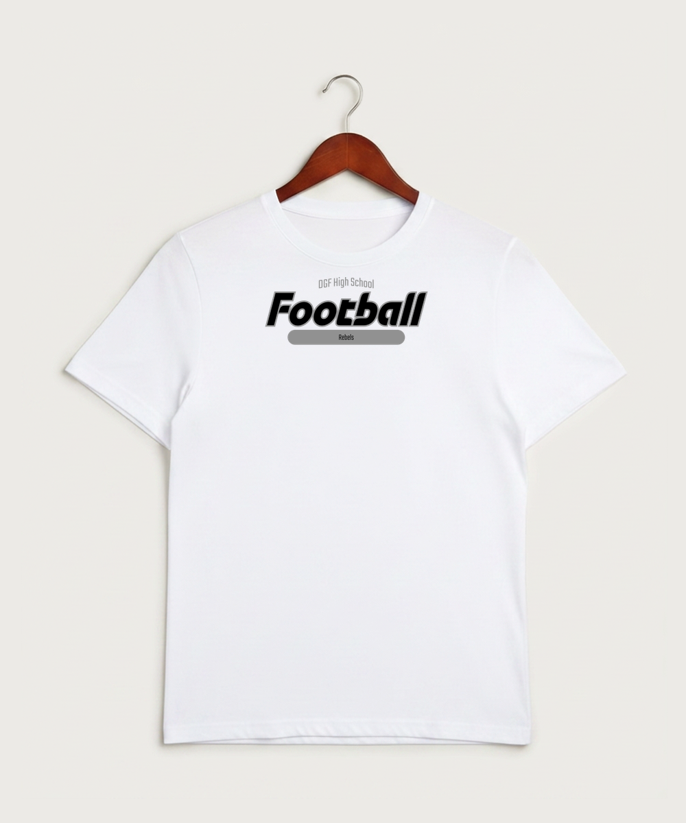 DGF High School Football (Boys) - White Sport-Tek PosiCharge Competitor Tee. ST350