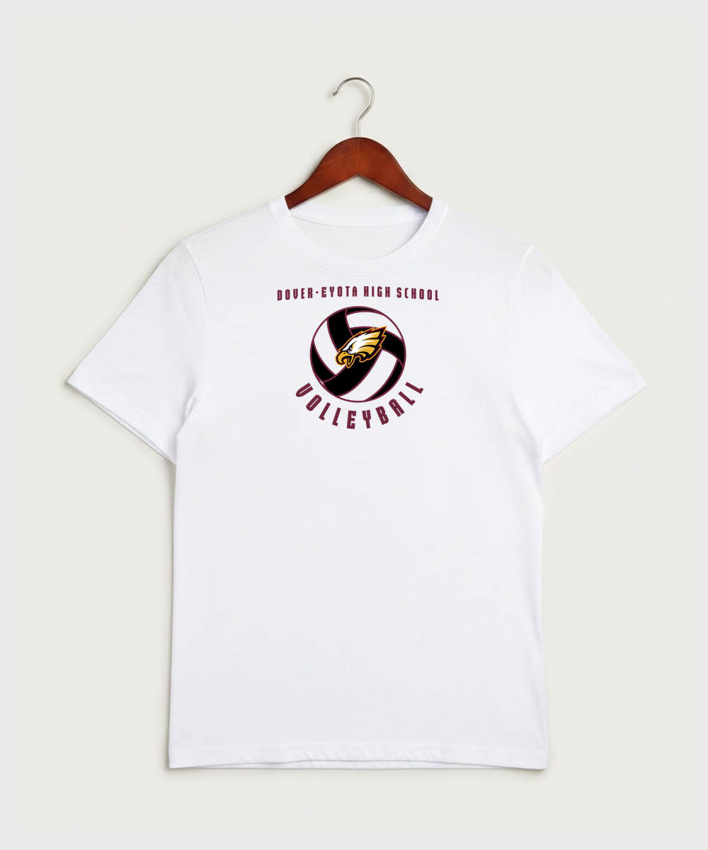 Dover-Eyota High School Volleyball (Girls) - White Sport-Tek PosiCharge Competitor Tee. ST350