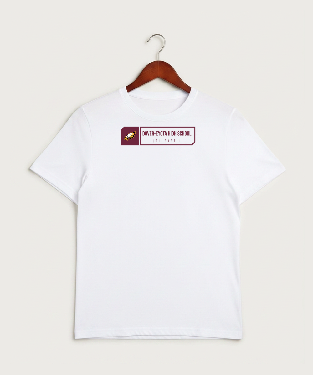 Dover-Eyota High School Volleyball (Girls) - White Sport-Tek PosiCharge Competitor Tee. ST350