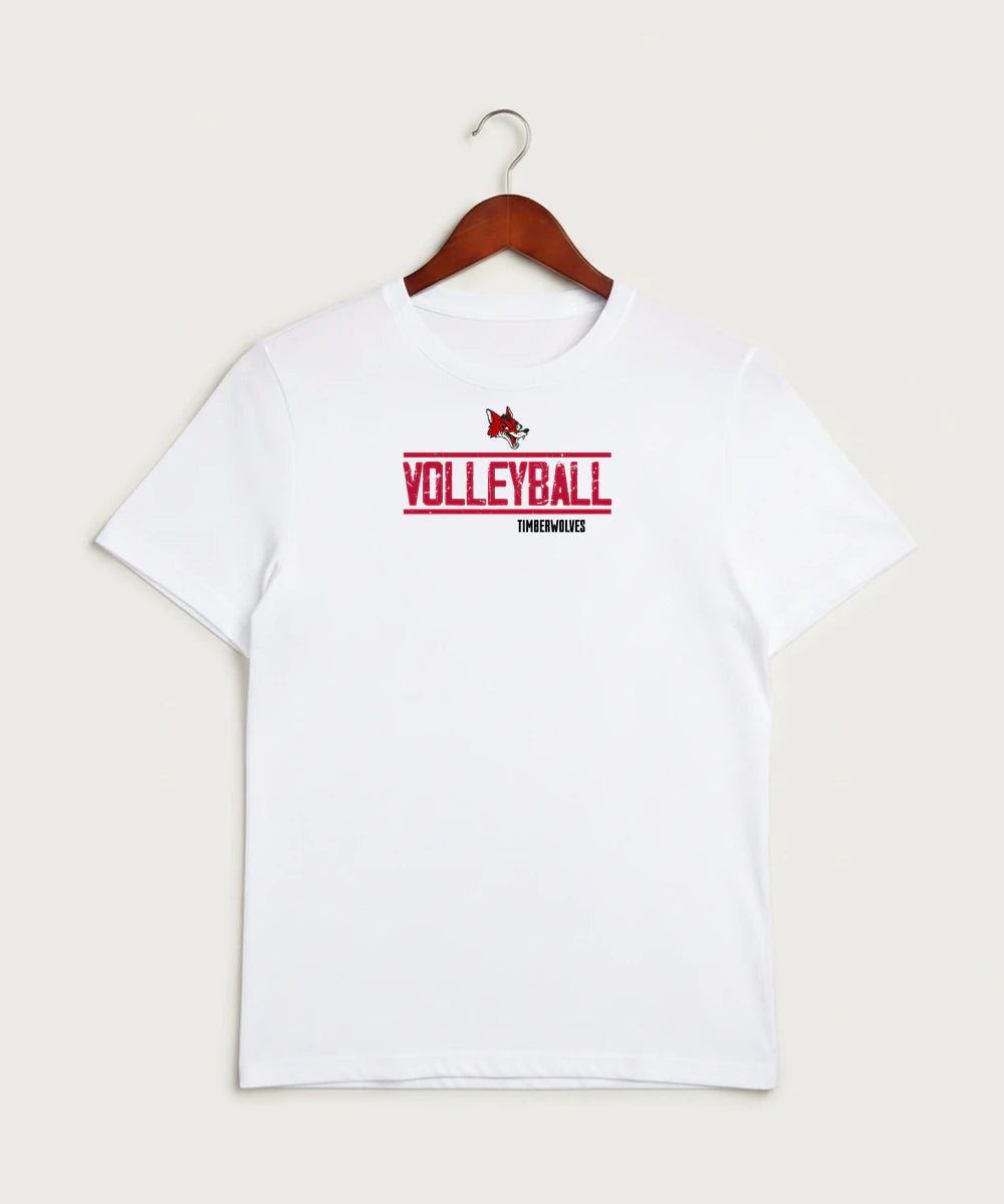 Ely Memorial High School Volleyball (Girls) - White Sport-Tek PosiCharge Competitor Tee. ST350