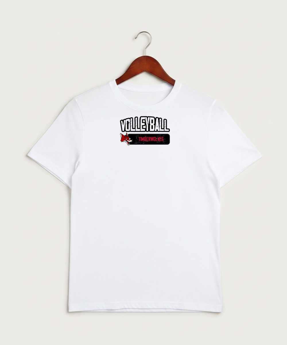 Ely Memorial High School Volleyball (Girls) - White Sport-Tek PosiCharge Competitor Tee. ST350