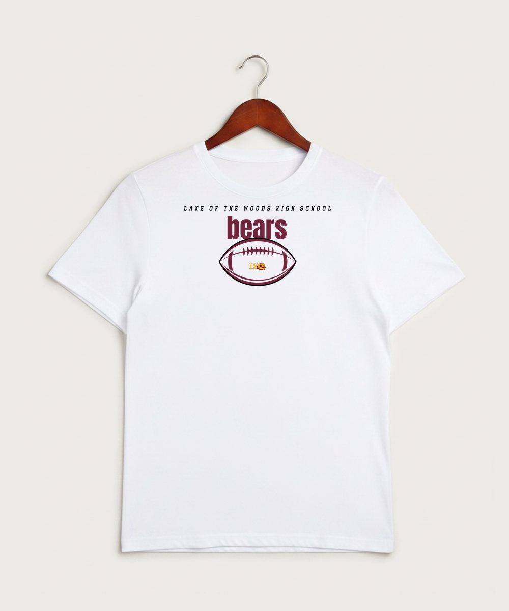Lake of the Woods High School Football (Boys) - White Sport-Tek PosiCharge Competitor Tee. ST350