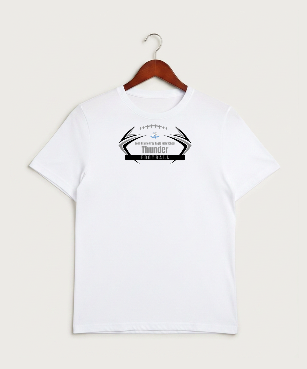 Long Prairie Grey Eagle High School Football (Boys) - White Sport-Tek PosiCharge Competitor Tee. ST350