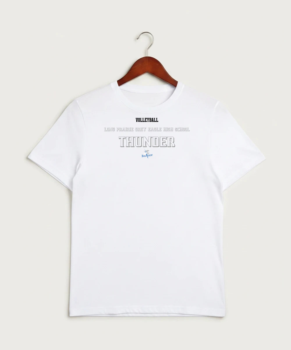 Long Prairie Grey Eagle High School Volleyball (Girls) - White Sport-Tek PosiCharge Competitor Tee. ST350