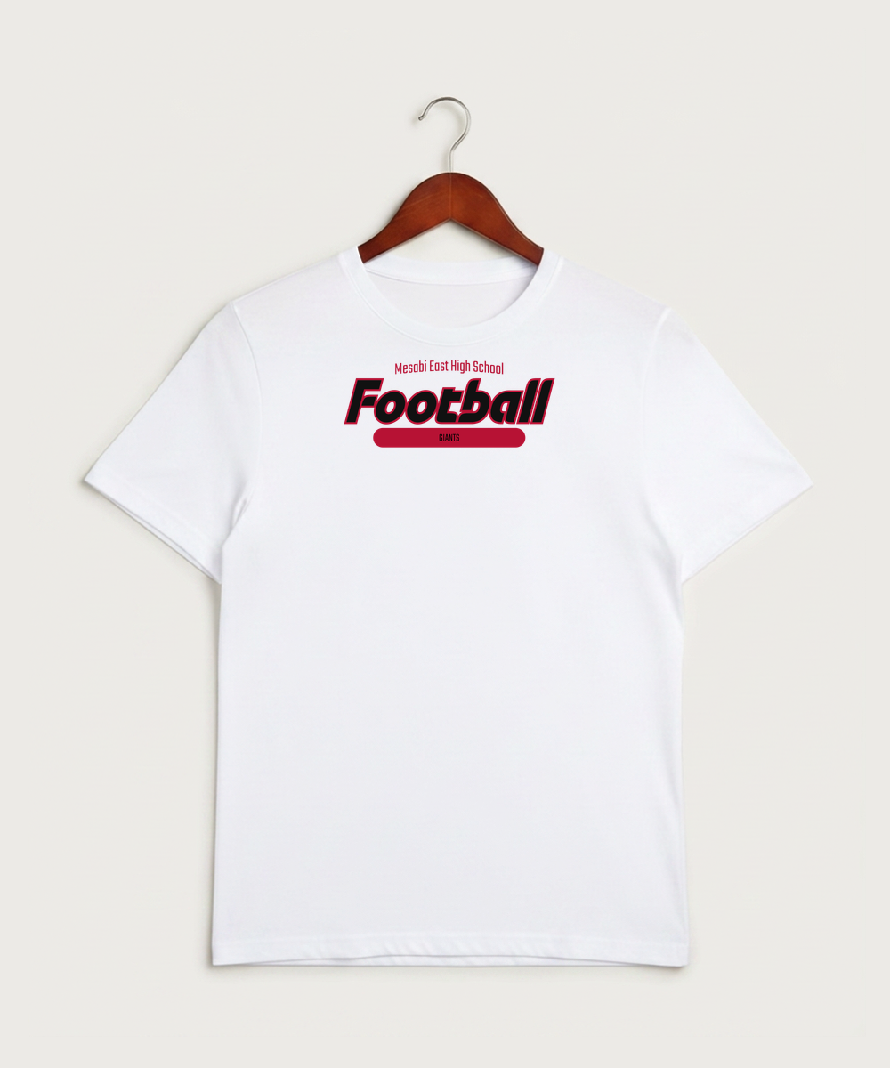 Mesabi East High School Football (Boys) - White Sport-Tek PosiCharge Competitor Tee. ST350