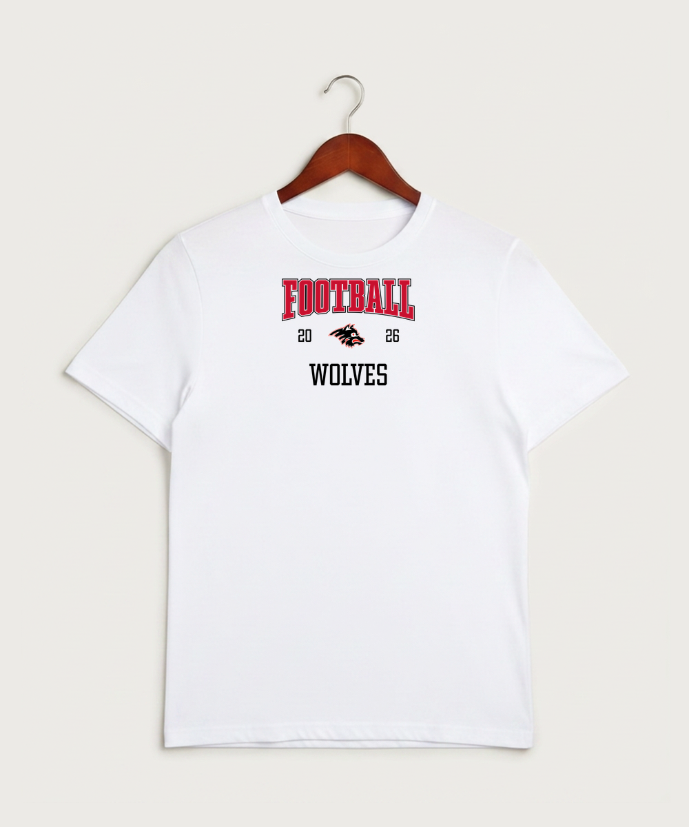 Milaca High School Football (Boys) - White Sport-Tek PosiCharge Competitor Tee. ST350
