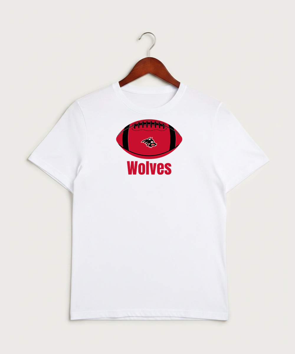 Milaca High School Football (Boys) - White Sport-Tek PosiCharge Competitor Tee. ST350