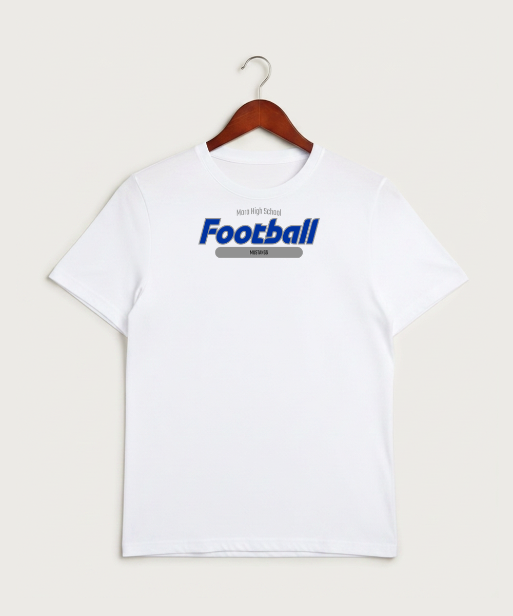Mora High School Football (Boys) - White Sport-Tek PosiCharge Competitor Tee. ST350