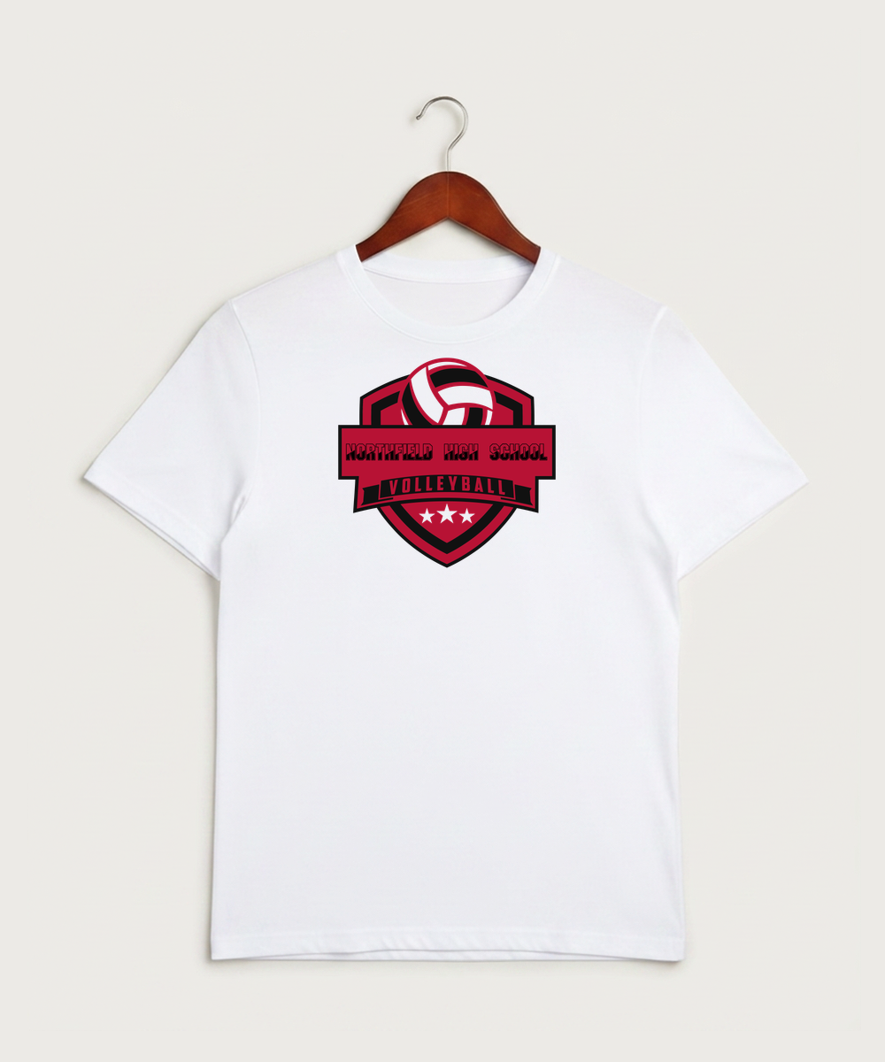 Northfield High School Volleyball (Girls) - White Sport-Tek PosiCharge Competitor Tee. ST350