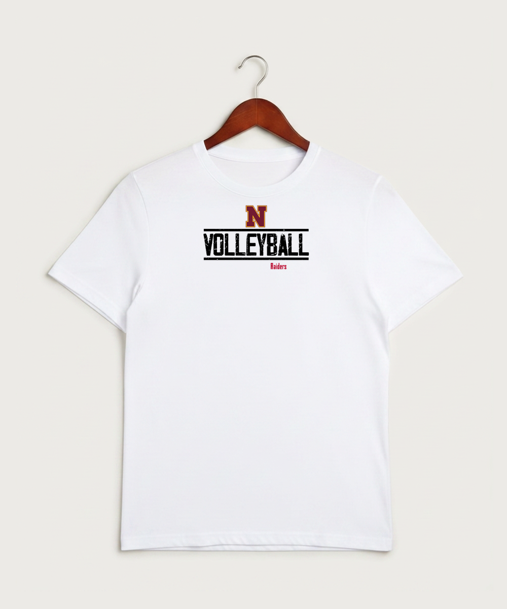 Northfield High School Volleyball (Girls) - White Sport-Tek PosiCharge Competitor Tee. ST350