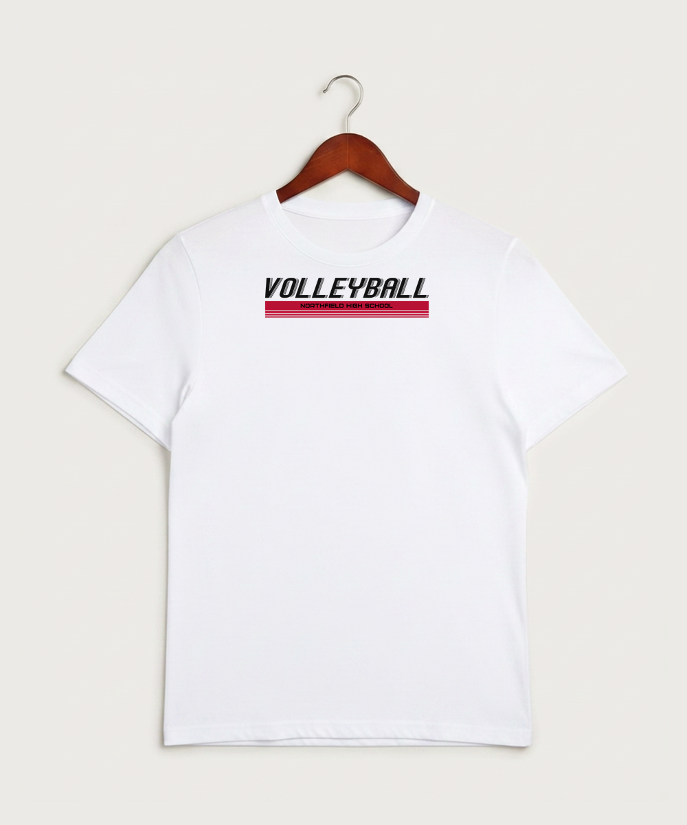 Northfield High School Volleyball (Girls) - White Sport-Tek PosiCharge Competitor Tee. ST350