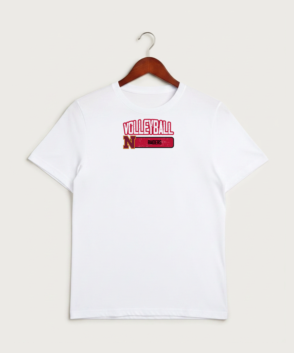 Northfield High School Volleyball (Girls) - White Sport-Tek PosiCharge Competitor Tee. ST350