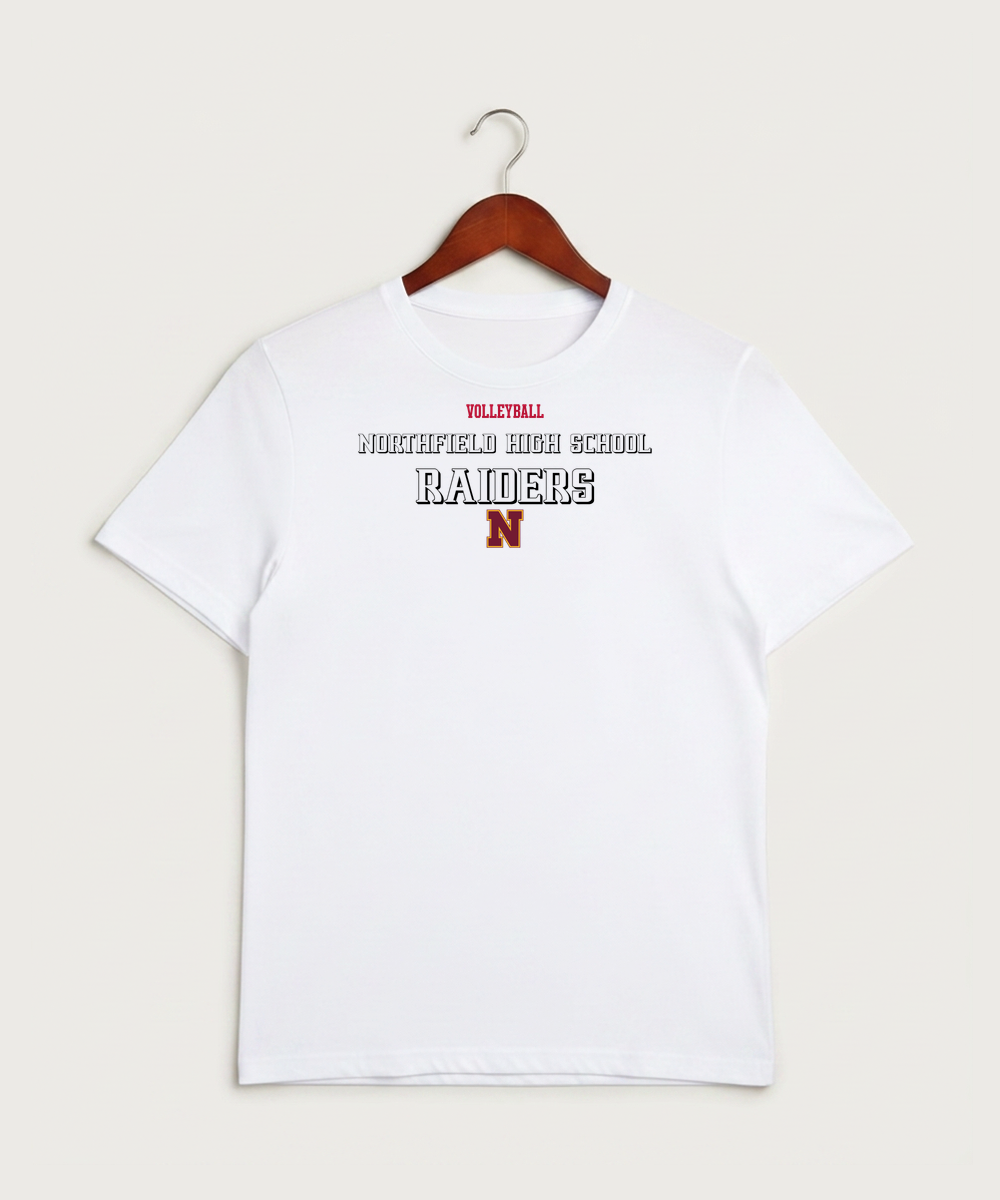 Northfield High School Volleyball (Girls) - White Sport-Tek PosiCharge Competitor Tee. ST350