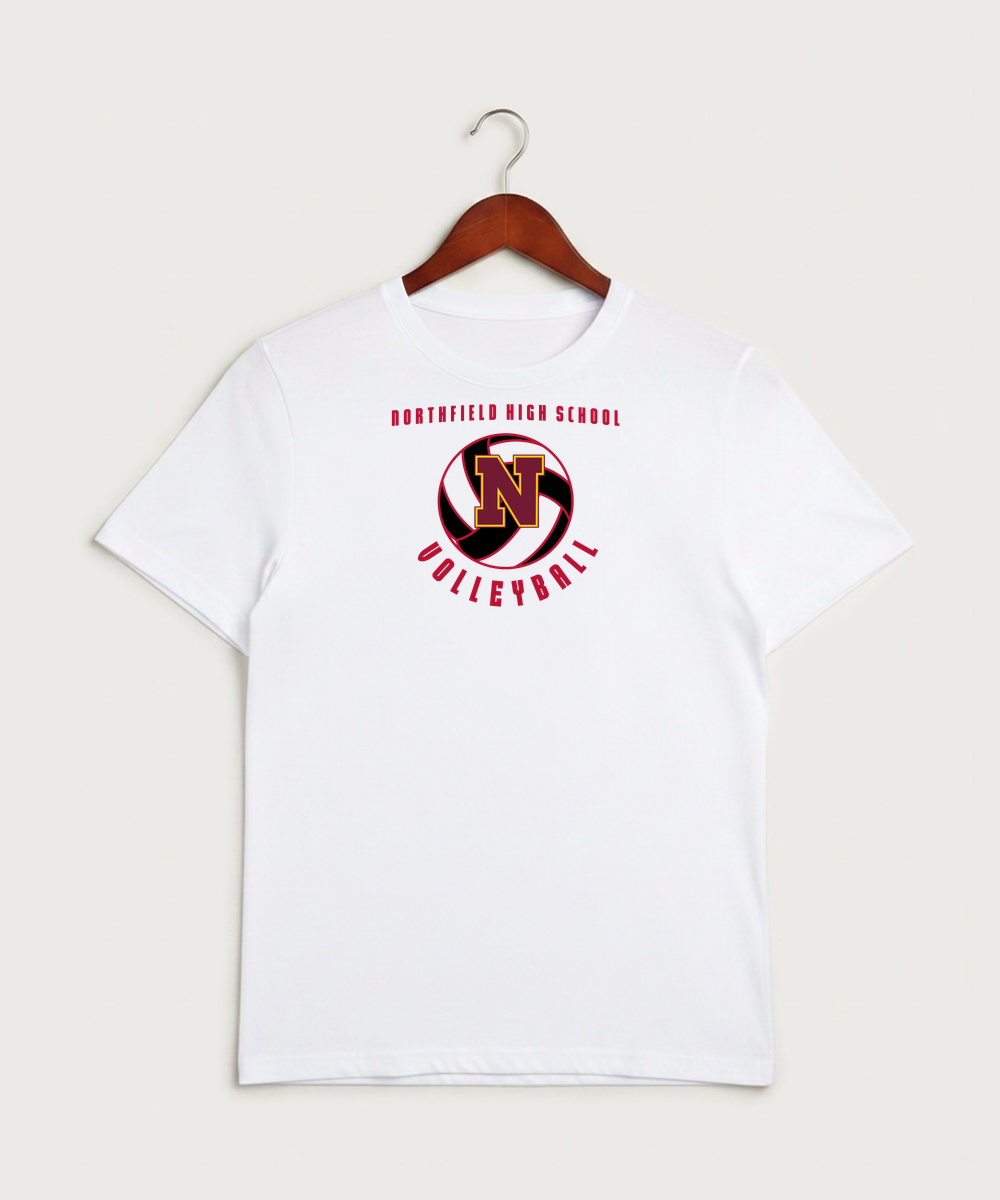 Northfield High School Volleyball (Girls) - White Sport-Tek PosiCharge Competitor Tee. ST350