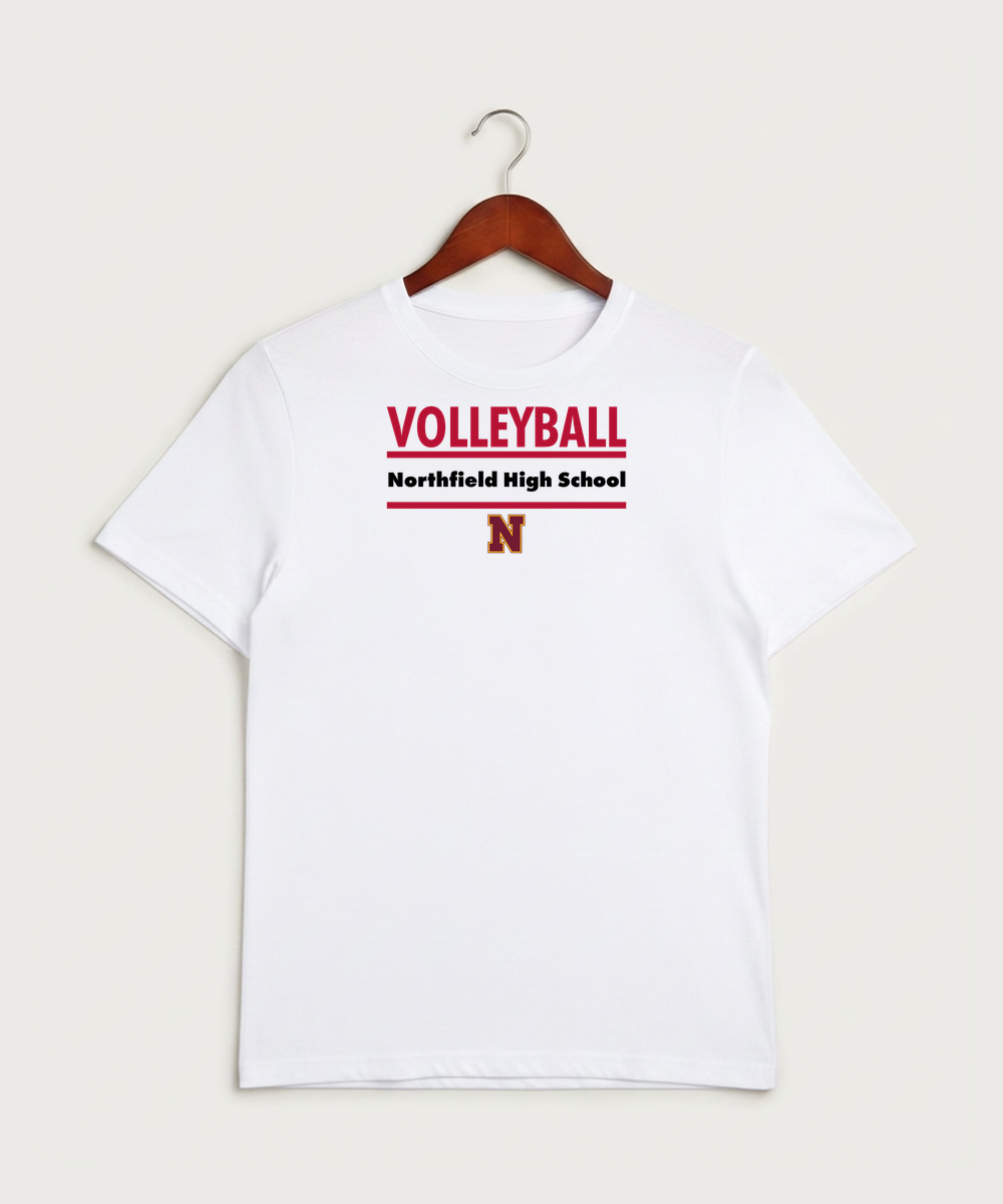 Northfield High School Volleyball (Girls) - White Sport-Tek PosiCharge Competitor Tee. ST350