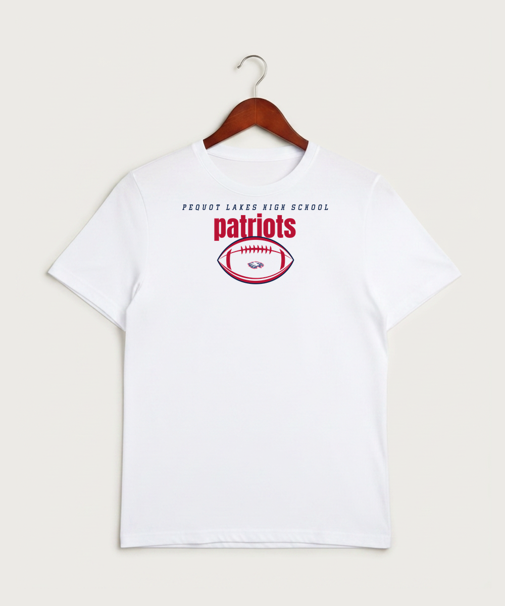 Pequot Lakes High School Football (Boys) - White Sport-Tek PosiCharge Competitor Tee. ST350