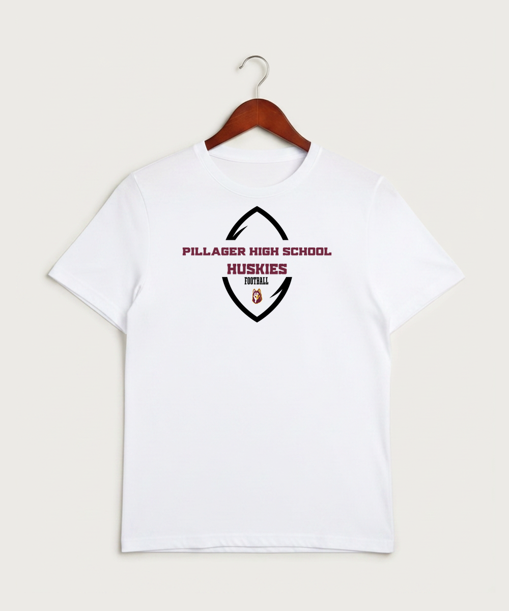 Pillager High School Football (Boys) - White Sport-Tek PosiCharge Competitor Tee. ST350