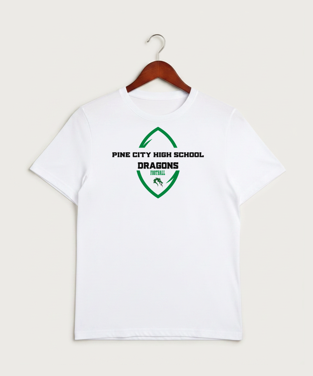 Pine City High School Football (Boys) - White Sport-Tek PosiCharge Competitor Tee. ST350