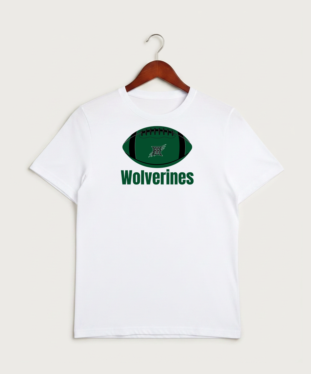 Rock Ridge High School Football (Boys) - White Sport-Tek PosiCharge Competitor Tee. ST350
