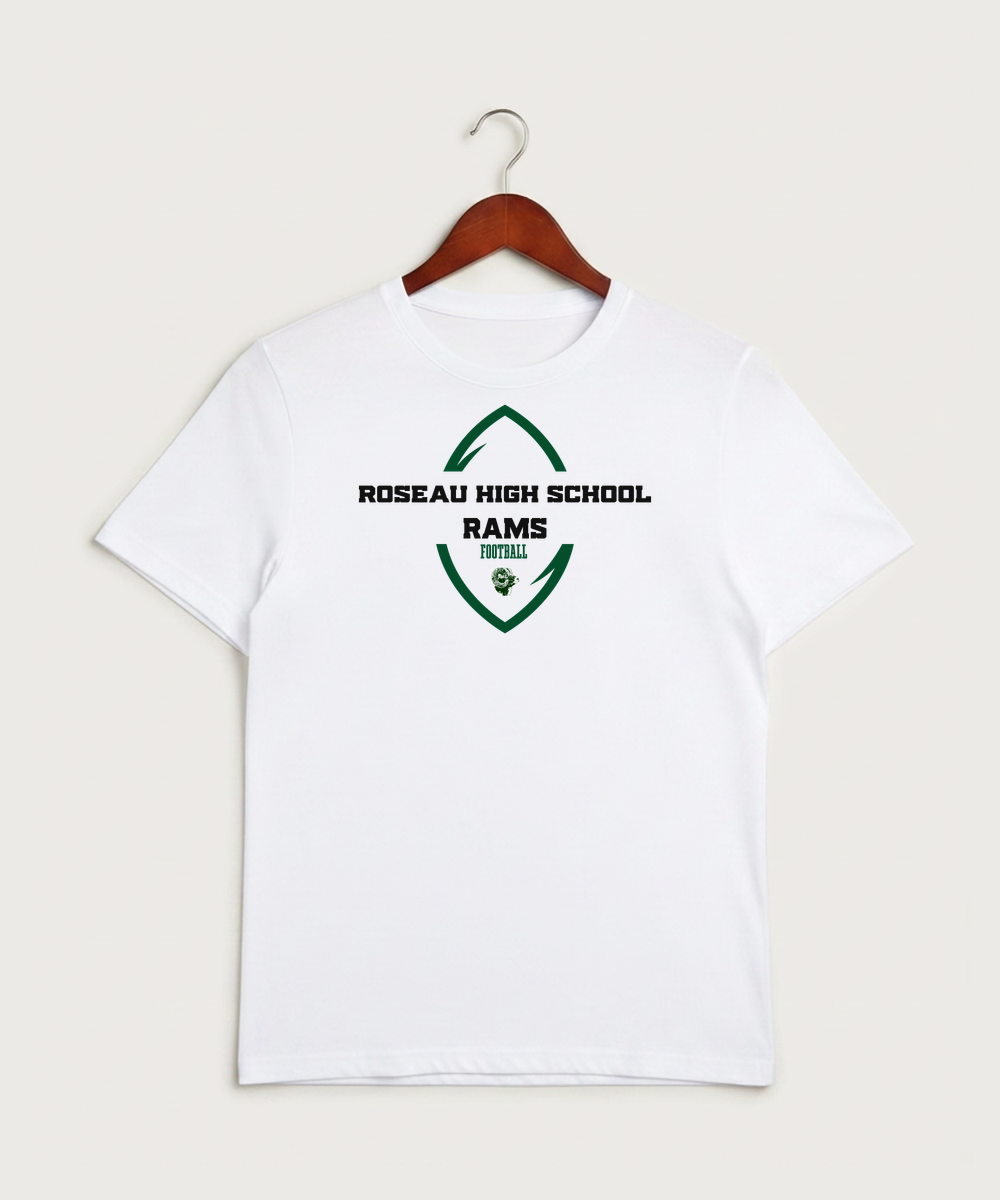 Roseau High School Football (Boys) - White Sport-Tek PosiCharge Competitor Tee. ST350