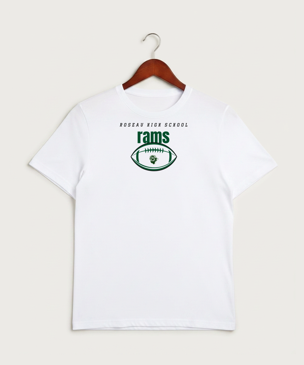 Roseau High School Football (Boys) - White Sport-Tek PosiCharge Competitor Tee. ST350