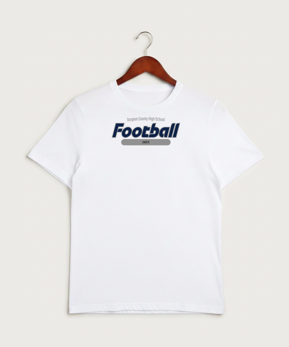 Sargent County High School Football (Boys) - White Sport-Tek PosiCharge Competitor Tee. ST350